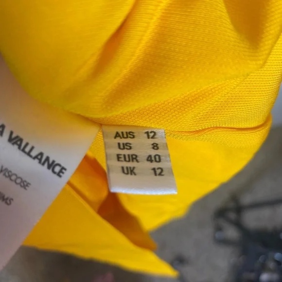 REBECCA VALLANCE Phoenix Gown in Marigold size 8 $1,075 - Picture 10 of 15